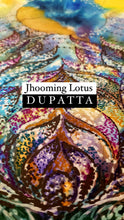 Load image into Gallery viewer, Jhooming Lotus | Art Dupatta