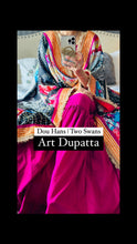 Load image into Gallery viewer, Dou Hans | Two Swans | Art Dupatta