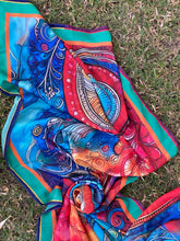 Load image into Gallery viewer, Whirling Ruby | Rectangular Scarf