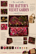 Load image into Gallery viewer, The Hatter’s Velvet Garden | Curiosity No 3 | OOAK Clutch