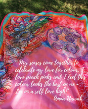 Load image into Gallery viewer, Shaftaloo | شفتالو | Peach | Rectangular scarf