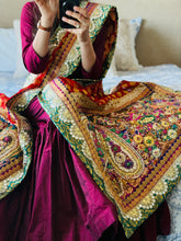 Load image into Gallery viewer, Anaar | Pomegranate | 4 of 4 | one of a kind dupatta