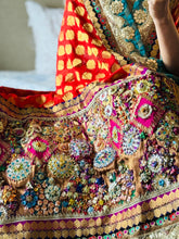 Load image into Gallery viewer, Qirmizi | Crimson | 4 of 5 | قرمزی | one of a kind dupatta