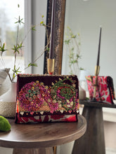 Load image into Gallery viewer, The Hatter’s Velvet Garden | Curiosity No 3 | OOAK Clutch