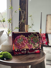 Load image into Gallery viewer, The Hatter’s Velvet Garden | Curiosity No 3 | OOAK Clutch