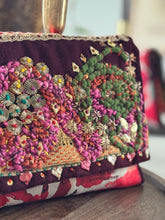 Load image into Gallery viewer, The Hatter’s Velvet Garden | Curiosity No 3 | OOAK Clutch