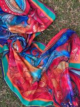 Load image into Gallery viewer, Whirling Ruby | Rectangular Scarf
