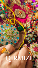 Load image into Gallery viewer, Qirmizi | Crimson | 4 of 5 | قرمزی | one of a kind dupatta
