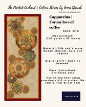 Load image into Gallery viewer, Cappuccino | For my love of coffee | Digitally printed dupatta
