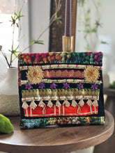 Load image into Gallery viewer, The Hatter’s Hidden Geometry | Curiosity No. 11 | OOAK Clutch
