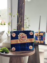 Load image into Gallery viewer, Curiosity No. 17 | The Chequered Trinket | OOAK Clutch
