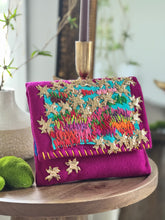 Load image into Gallery viewer, The Hatter's Starry Night | Curiosity 01 | OOAK Clutch
