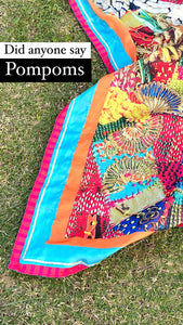 Pompoms | Art Dupatta