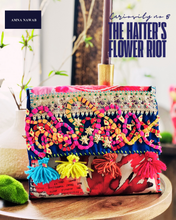Load image into Gallery viewer, The Hatter’s Flower Riot | Curiosity 08 | OOAK Clutch
