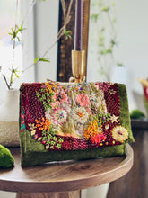 Load image into Gallery viewer, The Hatter’s Secret Garden | Curiosity No. 7 | OOAK Clutch
