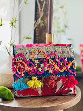 Load image into Gallery viewer, The Hatter’s Flower Riot | Curiosity 08 | OOAK Clutch
