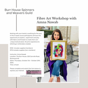 Fibre Art Workshop | Burr House Weavers Guild