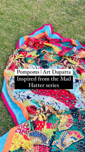 Pompoms | Art Dupatta