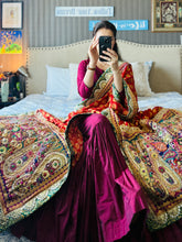 Load image into Gallery viewer, Anaar | Pomegranate | 4 of 4 | one of a kind dupatta
