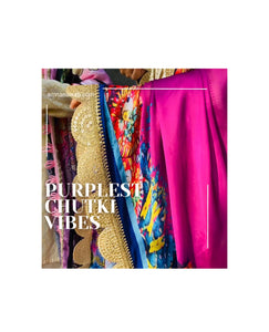 Purplest Chutki Vibes | Dupatta