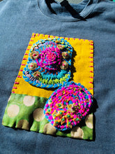 Load image into Gallery viewer, Mad Hatter Escapades | 24 of many| One of a Kind sweatshirts | Hand made by Amna Nawab
