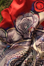 Load image into Gallery viewer, Unabi | عنابی | Brick Red | Rectangular Scarf | Bundle Offer | 3 for $99
