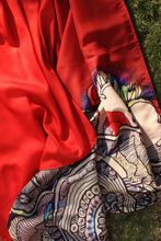 Load image into Gallery viewer, Unabi | عنابی | Brick Red | Rectangular Scarf | Bundle Offer | 3 for $99
