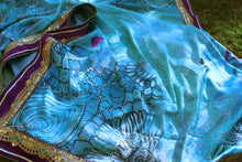 Load image into Gallery viewer, Neela Amber | نیلا نیلا امبر | Blue Sky| Digitally Printed Dupatta
