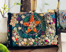 Load image into Gallery viewer, Chaand Sitara After Midnight | Curiosity 02 | OOAK Clutch

