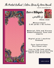 Load image into Gallery viewer, Zer e Bilquis | زرِ بلقیس | Digitally printed dupatta
