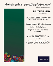 Load image into Gallery viewer, Bird’s Eye View | Bundle Offer | 3 for $99 | Rectangular Scarf
